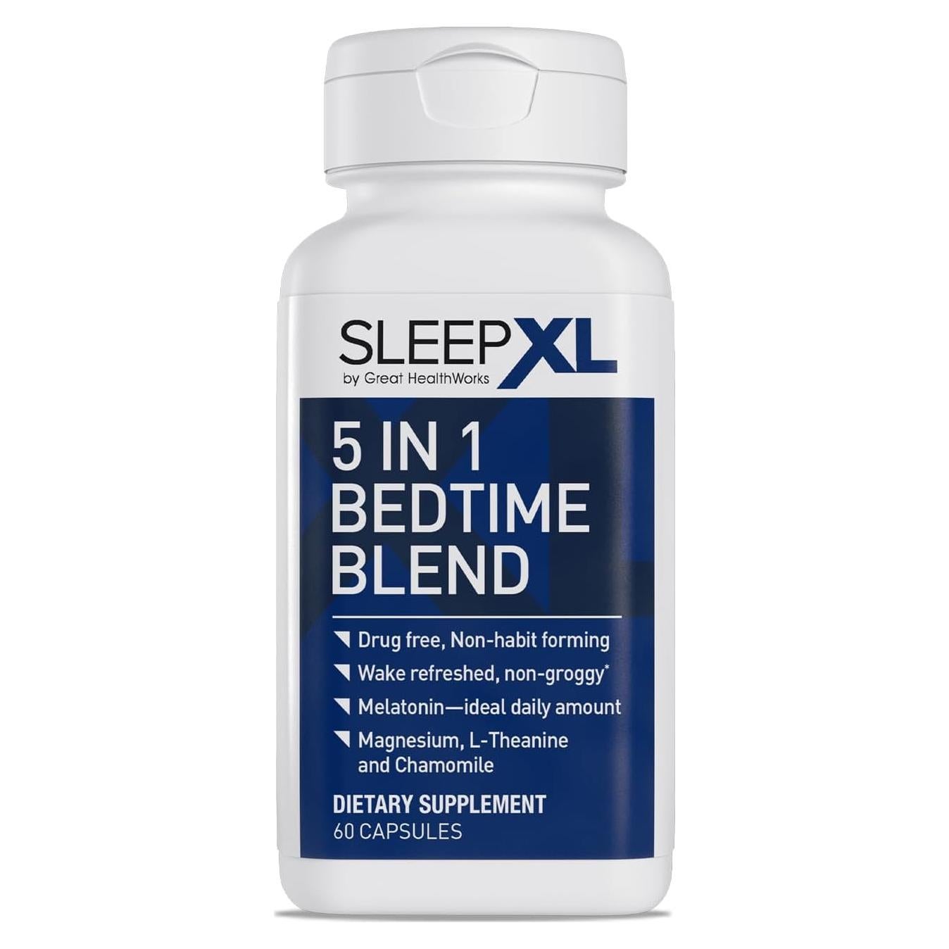 Suplemento para dormir SleepXL Great HealthWorks 60 cápsulas