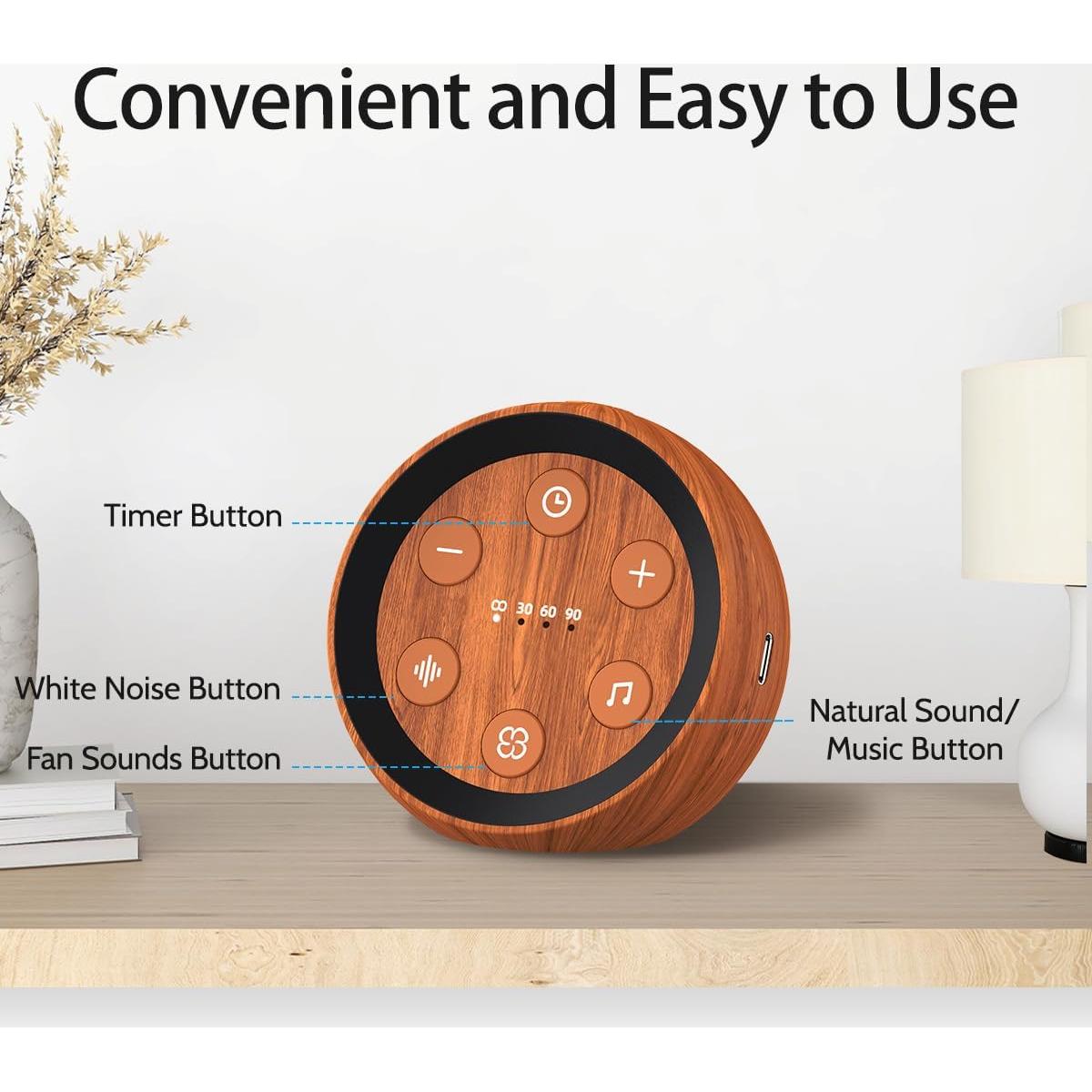 Máquina de Sonido Blanco SoundMe OCT-3 con 32 Sonidos