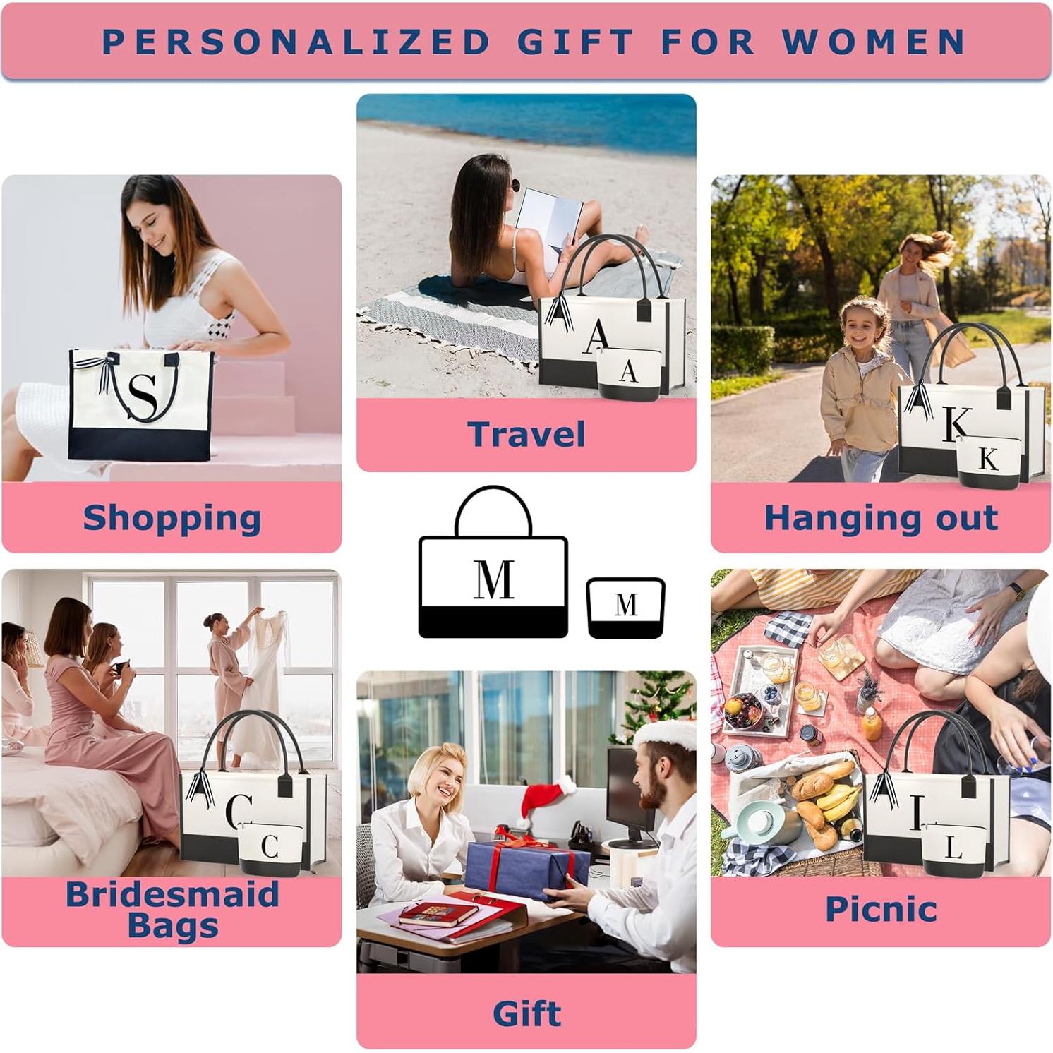 Bolsa de Lona Personalizada con Cremallera - 43x33 cm