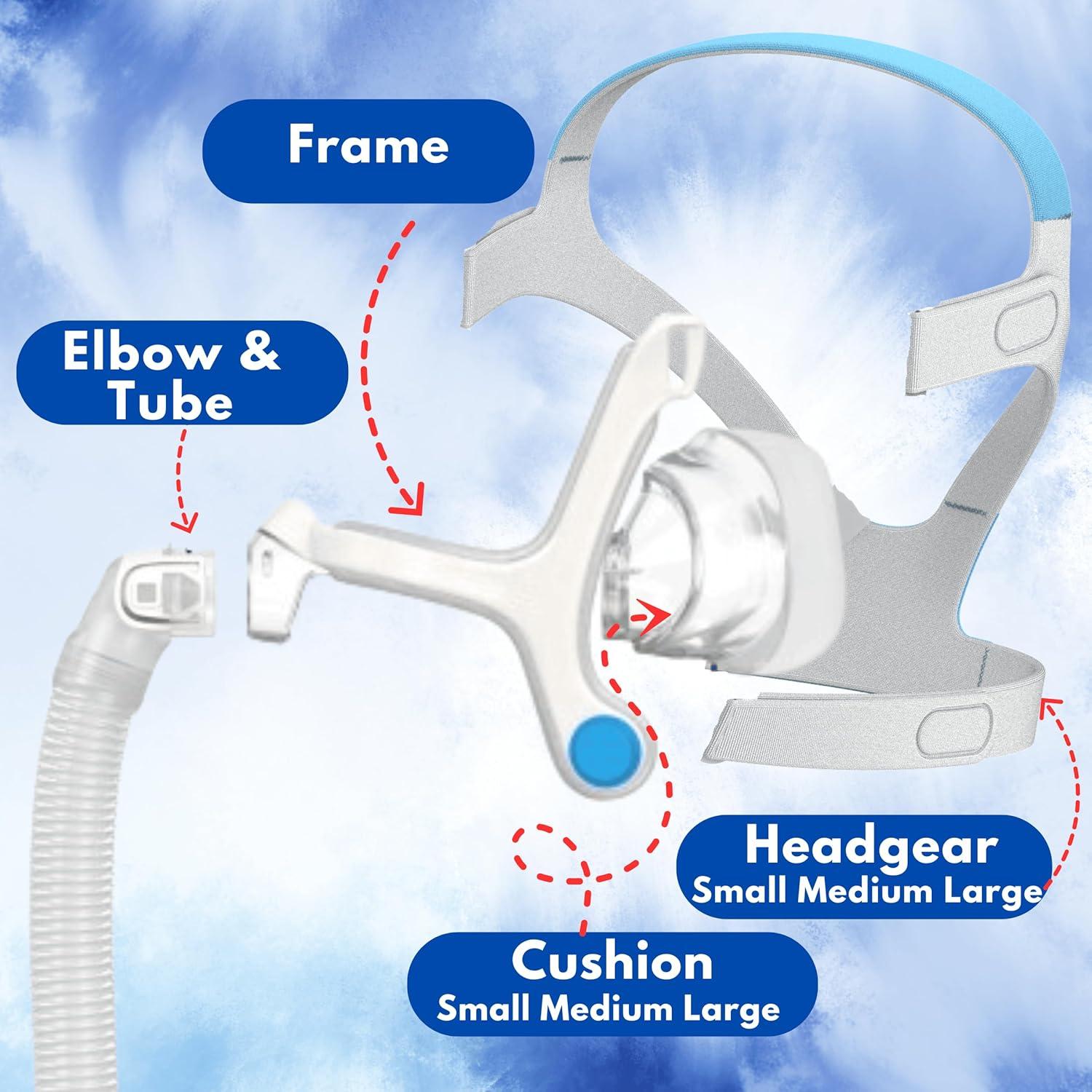 Máscara Nasal CPAP N20 Mediana - Silicona Suave y Ajustable