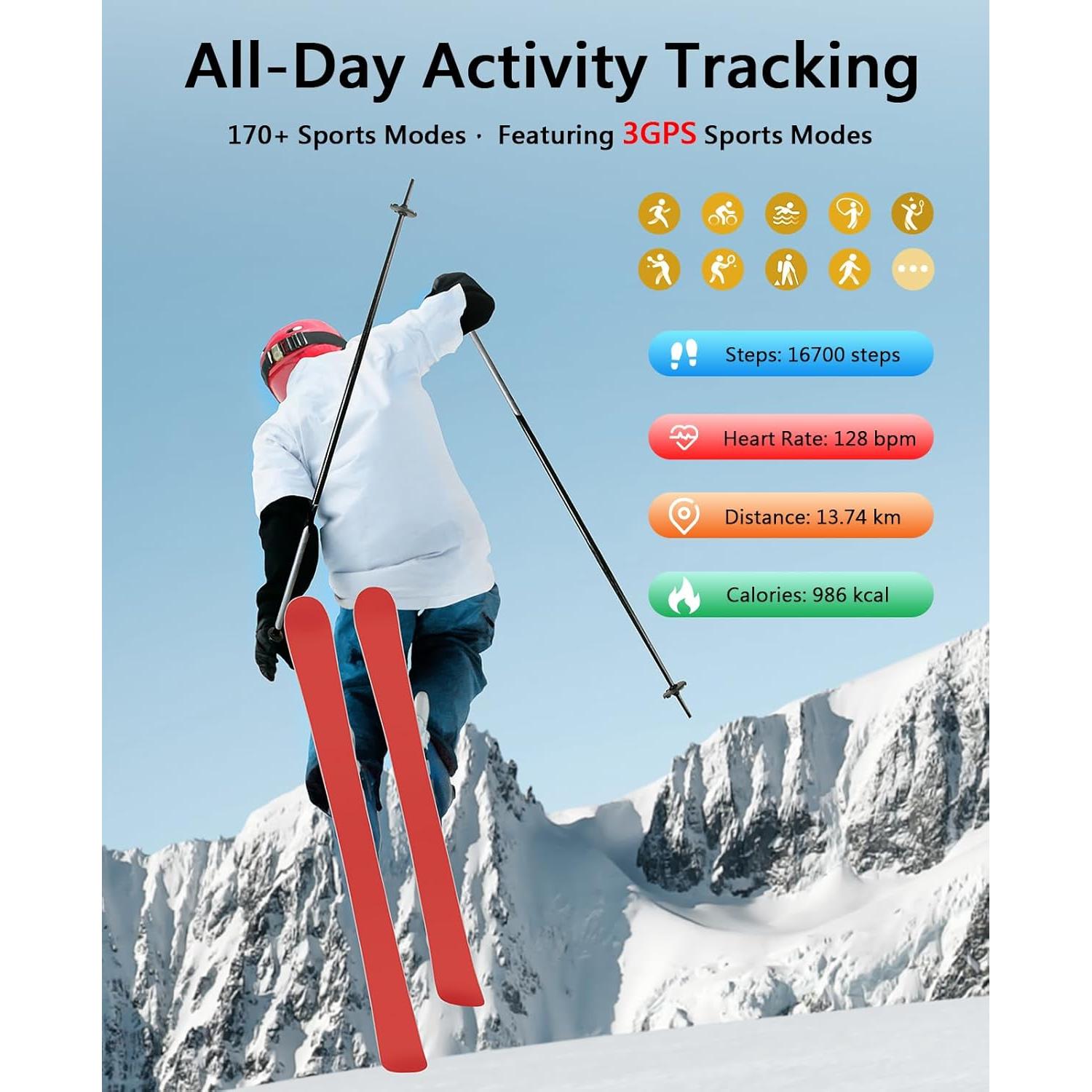 Pulsera Inteligente SOUYIE DS10 Monitoreo Salud 24/7 170 Modos