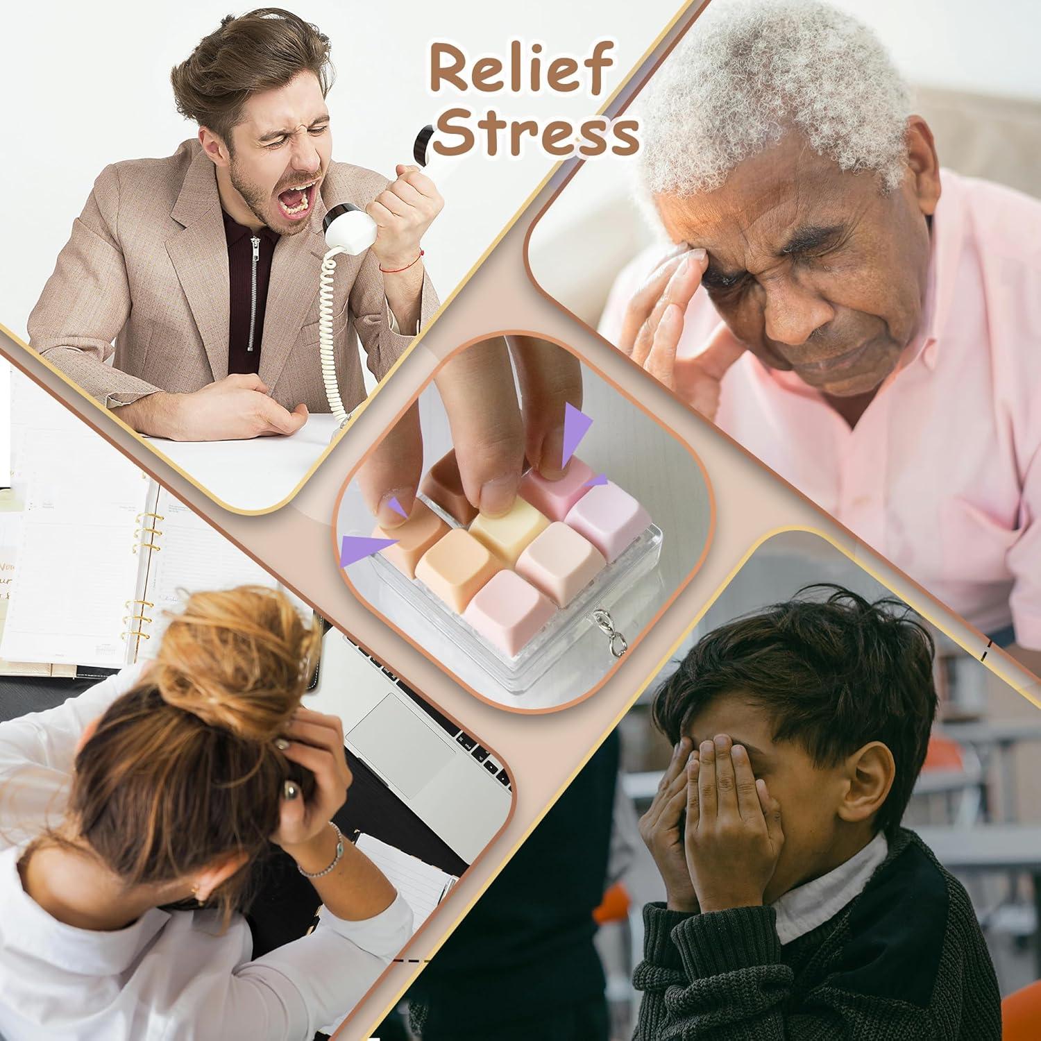 Paquete de 2 Juguetes Antiestrés de Teclado Morandi 9 en 1