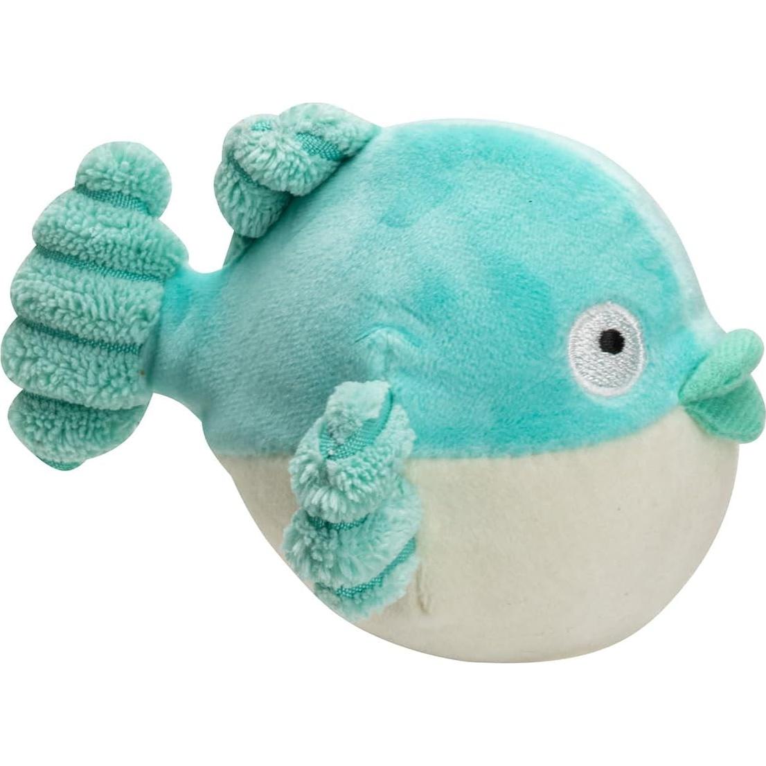 Bola de Estrés Squishy con Cubierta de Peluche - Pez Globo