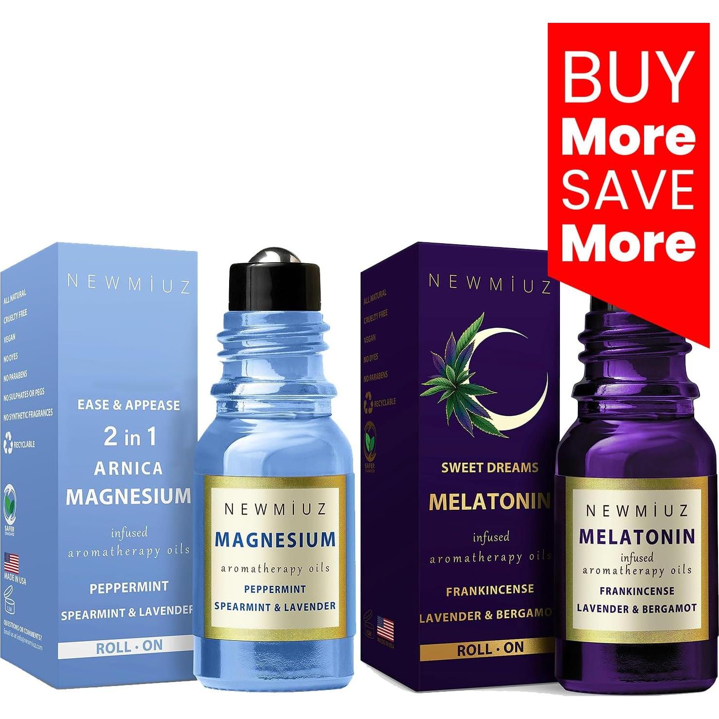 Pack 2 Roll-On Aceites Esenciales: Migraña y Sueño Profundo