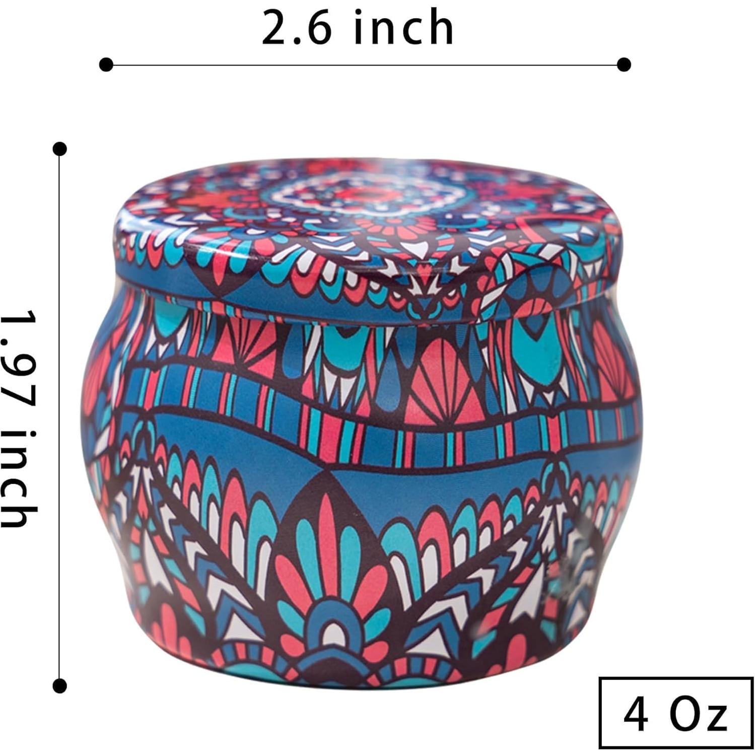 Juego de 4 Velas Aromáticas Topadorn - Cera de Soja 113g