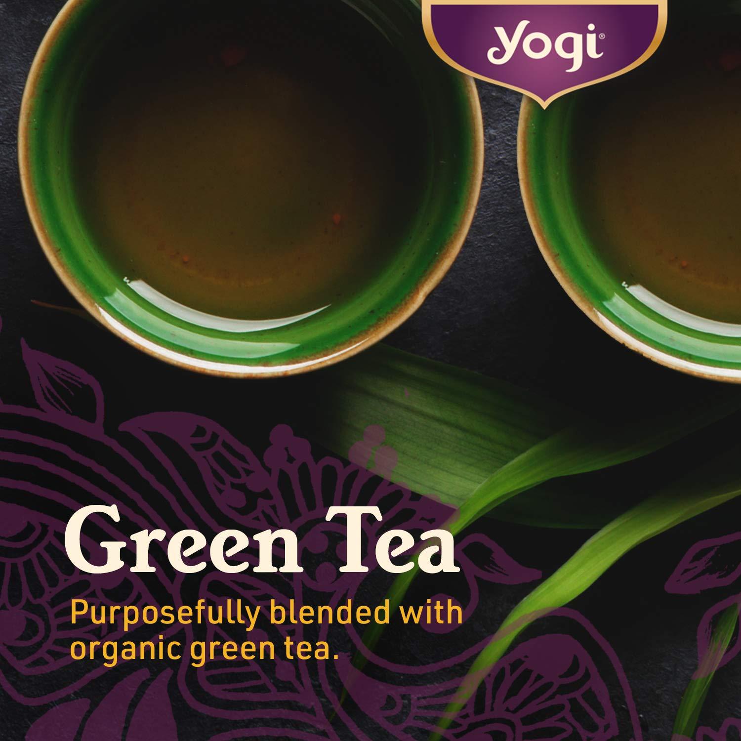 Té Orgánico Yogi Durazno Bergamota - 64 Bolsitas - Energía Positiva