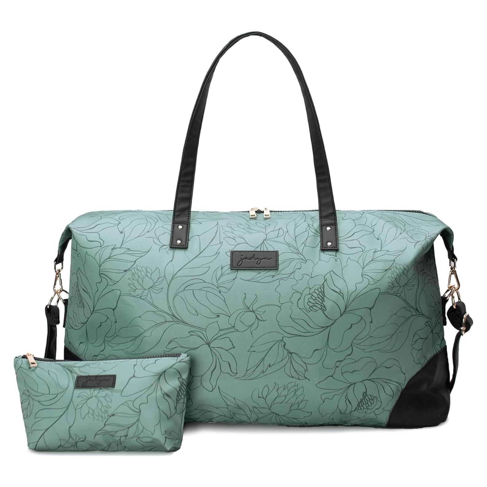 Bolso de Viaje Jadyn Luna 34L con Estuche Cosmético Flora Salvia