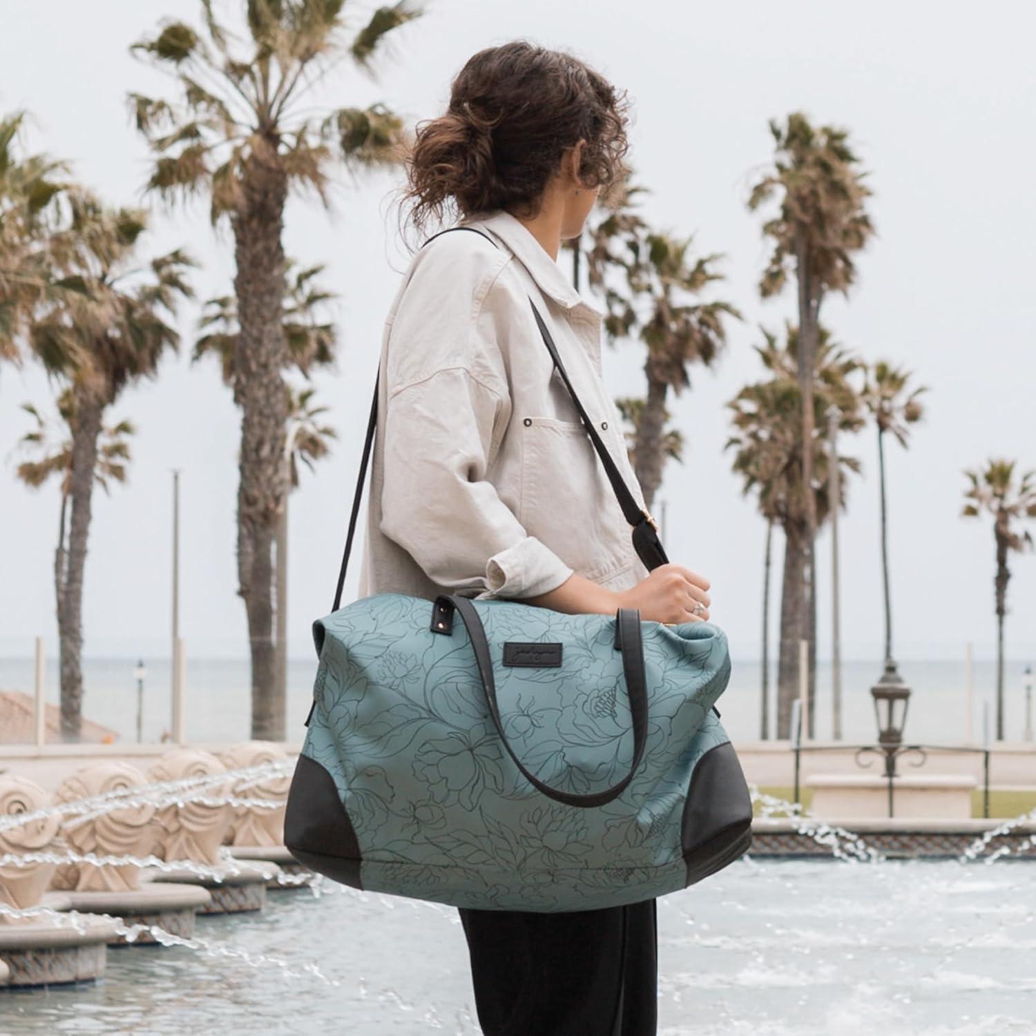 Bolso de Viaje Jadyn Luna 34L con Estuche Cosmético Flora Salvia