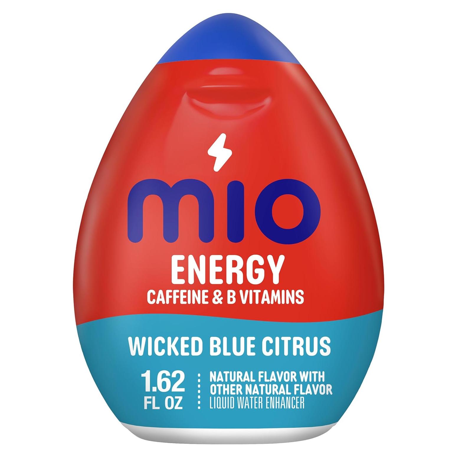 mio Energy Wicked Blue Citrus Flavored with other natural flavor Liquid Water Enhancer, 1.62 fl oz Bottle