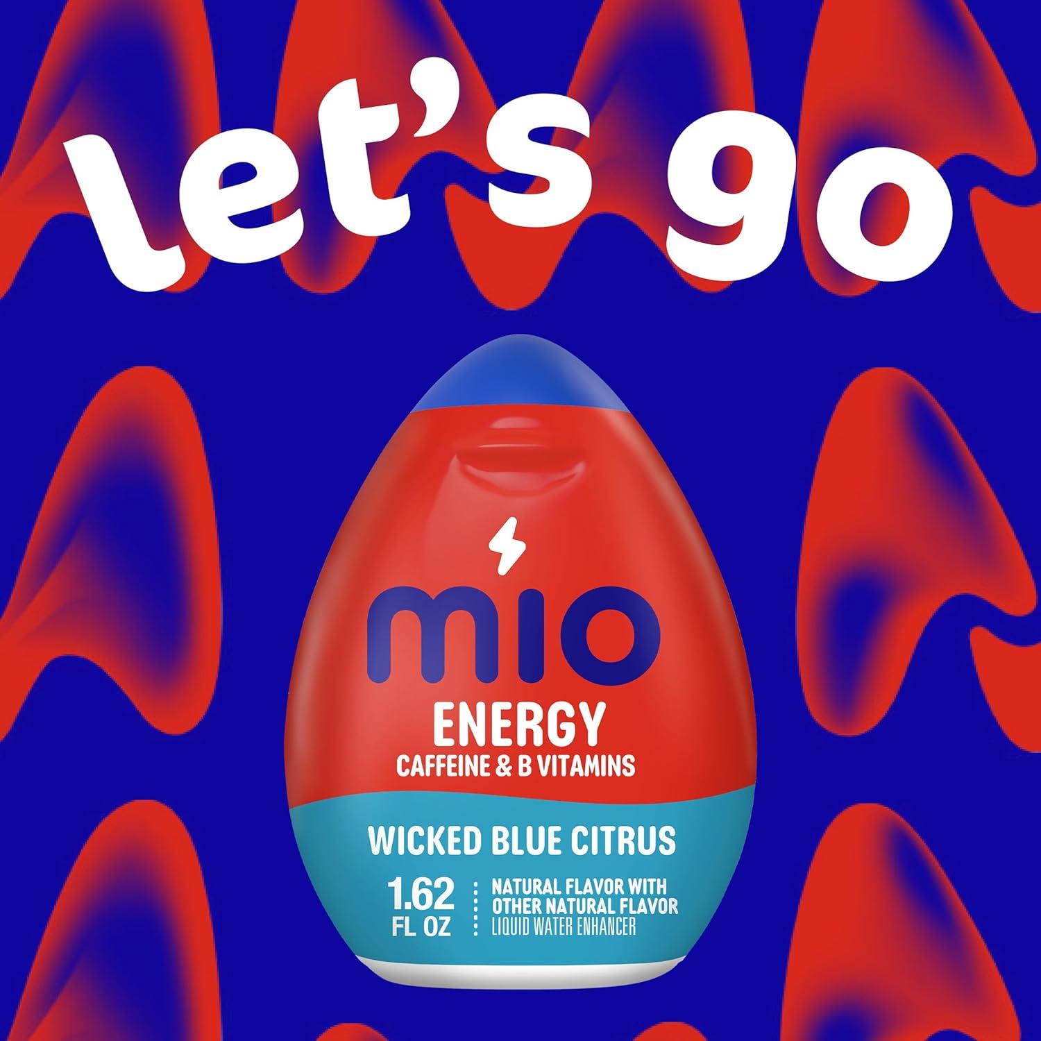mio Energy Wicked Blue Citrus Flavored with other natural flavor Liquid Water Enhancer, 1.62 fl oz Bottle