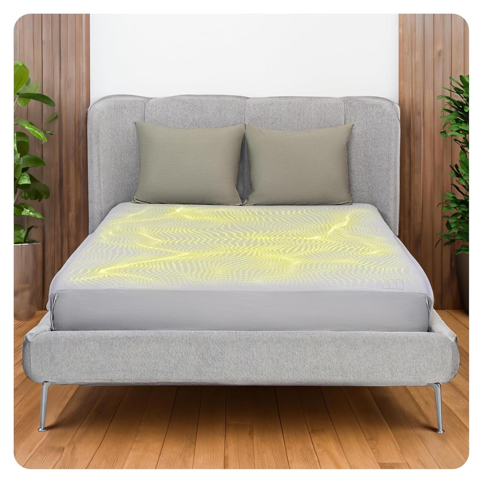 Sábanas de Conexión King Callarome 90% Algodón 10% Plata