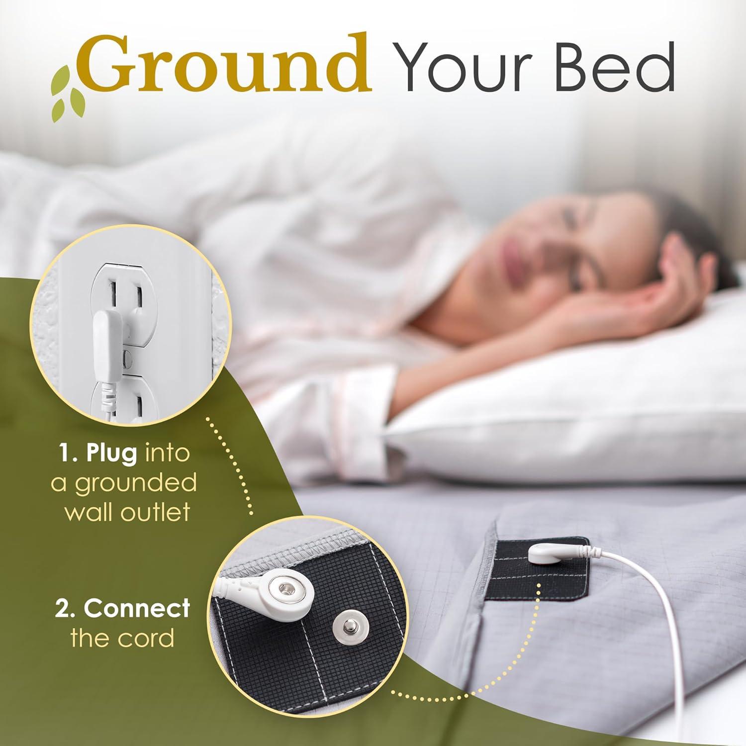 Sábanas de Conexión King Callarome 90% Algodón 10% Plata