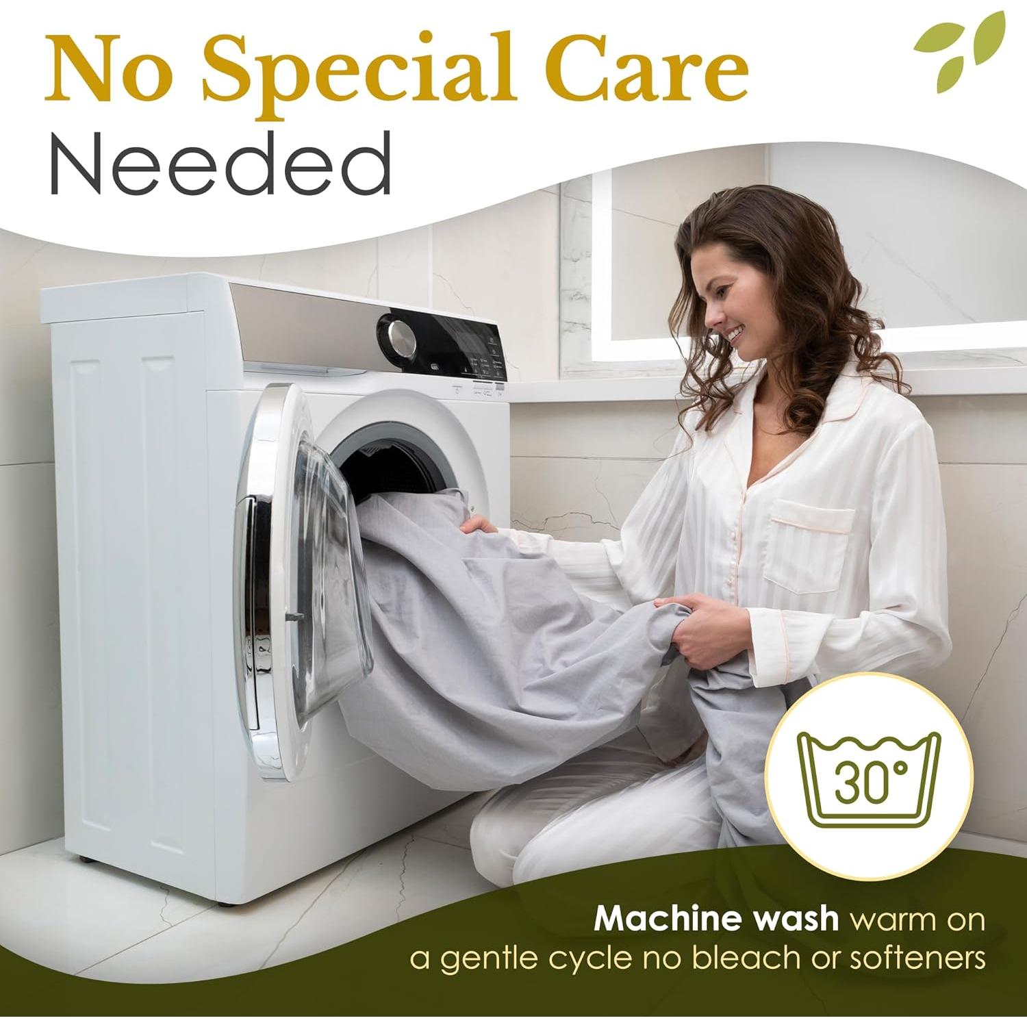 Sábanas de Conexión King Callarome 90% Algodón 10% Plata