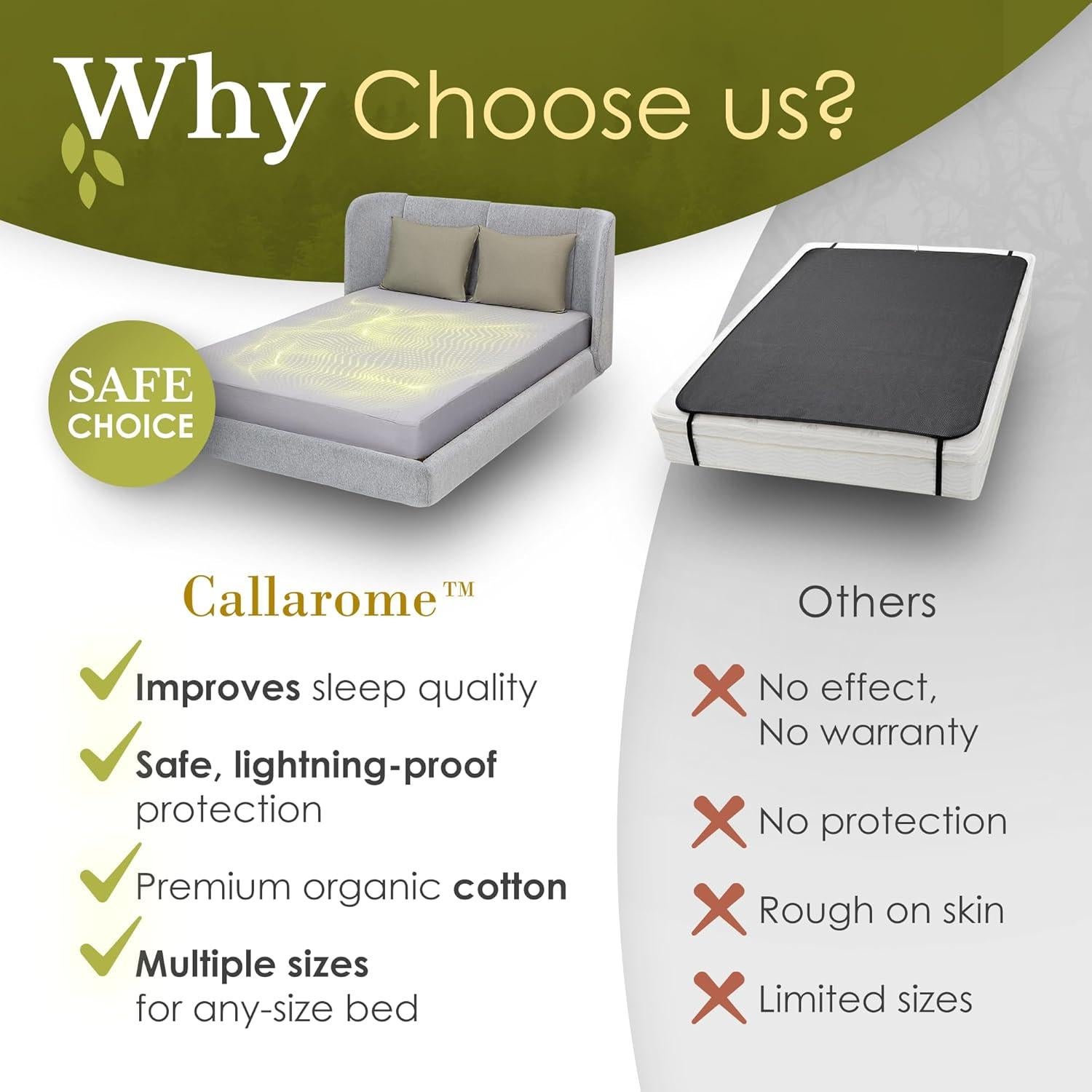 Sábanas de Conexión King Callarome 90% Algodón 10% Plata