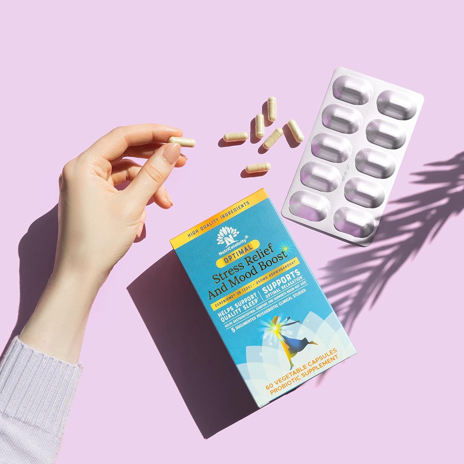 Suplemento Probiotico Nutricelebrity Alivio Estrés 60 Cápsulas