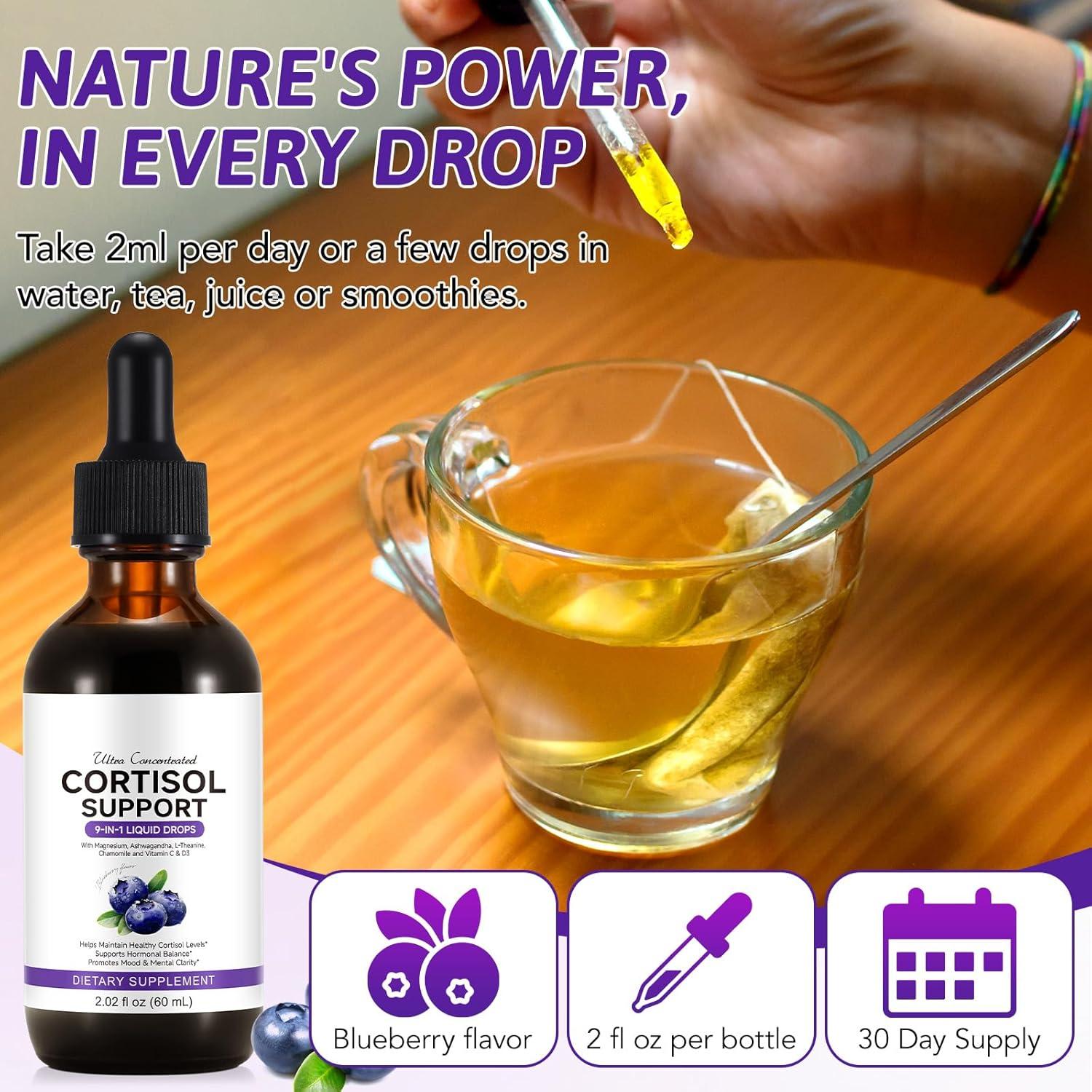 Gotas de Cortisol Arkture 10 en 1 con Magnesio y Ashwagandha