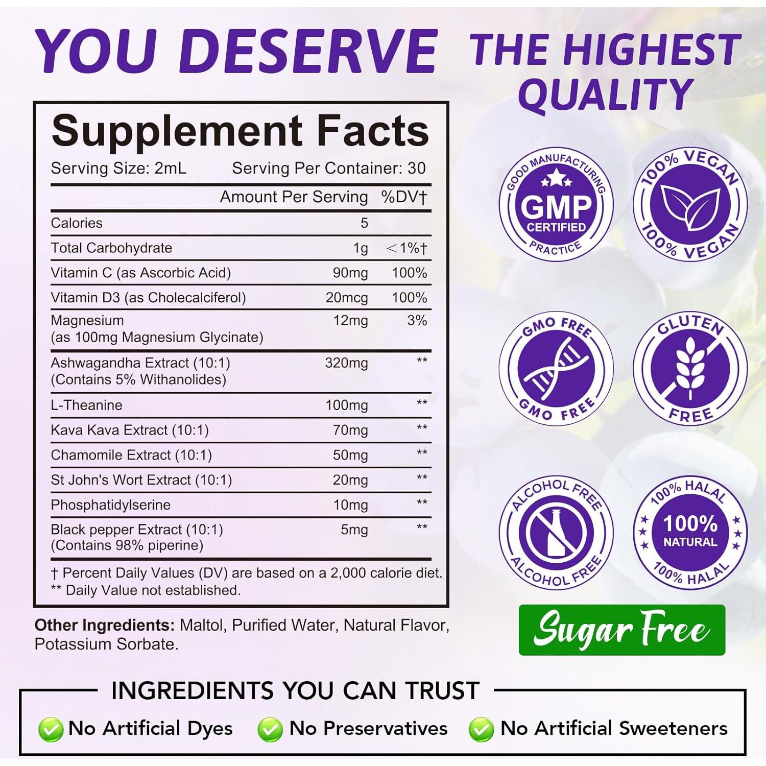 Gotas de Cortisol Arkture 10 en 1 con Magnesio y Ashwagandha