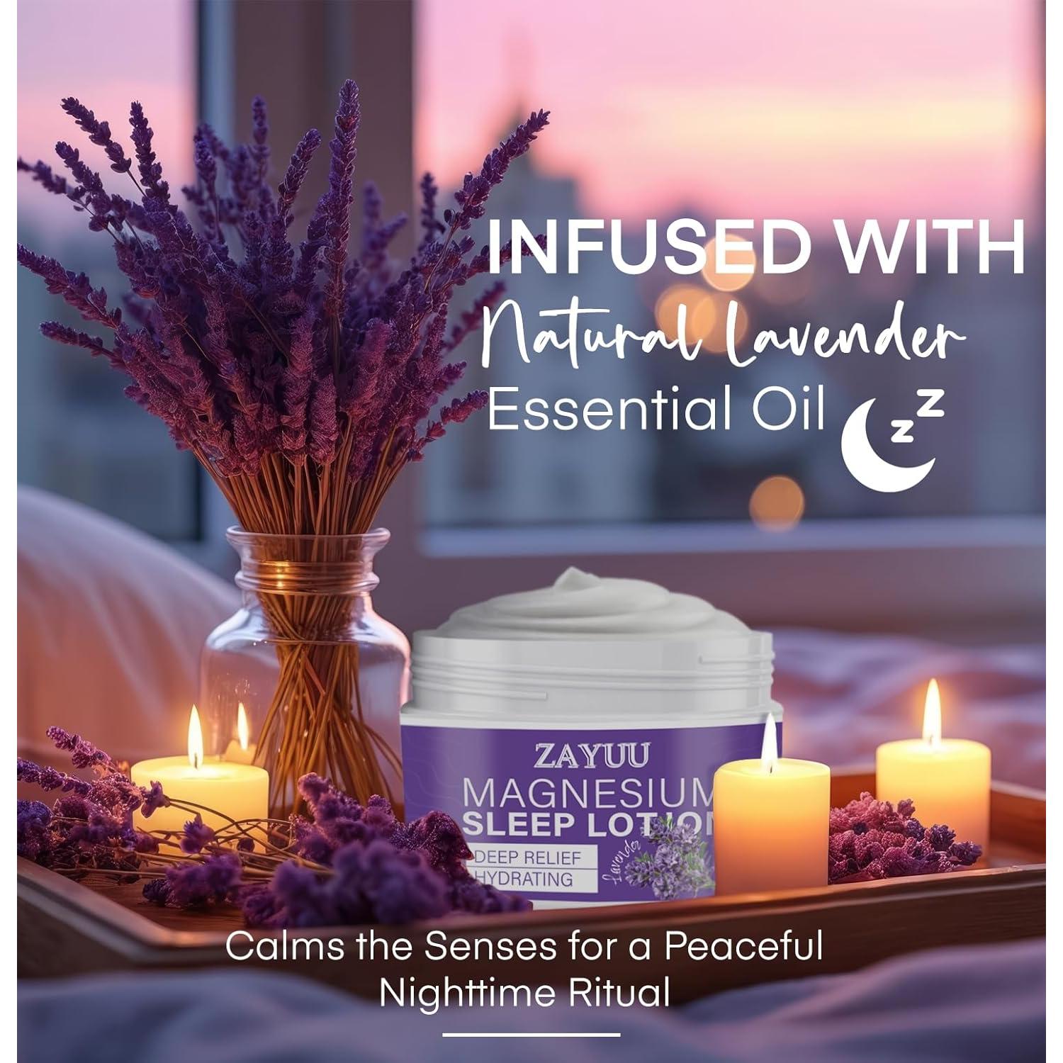 Loción Calmante de Magnesio ZAYUU con Lavanda 113g