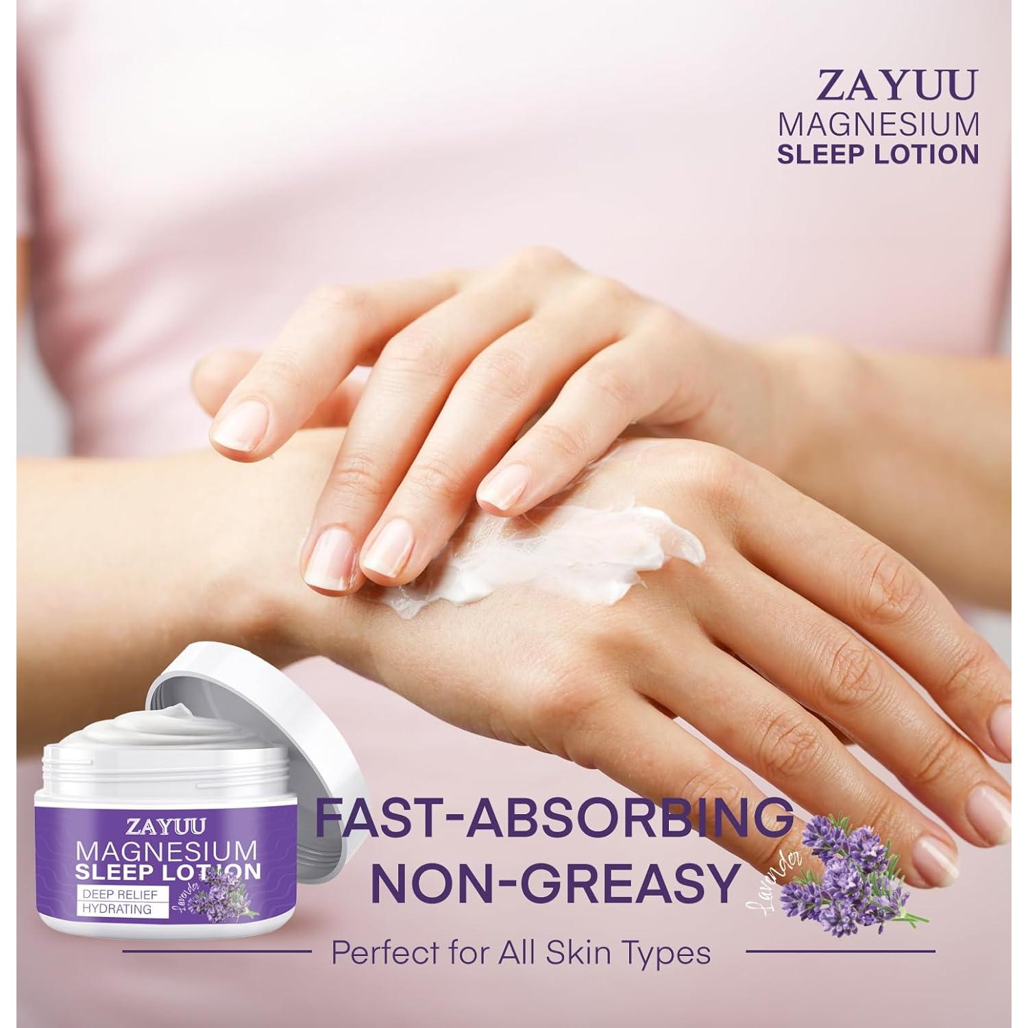 Loción Calmante de Magnesio ZAYUU con Lavanda 113g