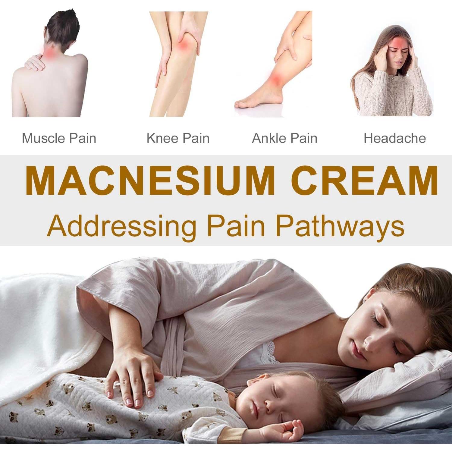 Crema de Magnesio RIGBOO 260mg Alivio y Relajación Vainilla