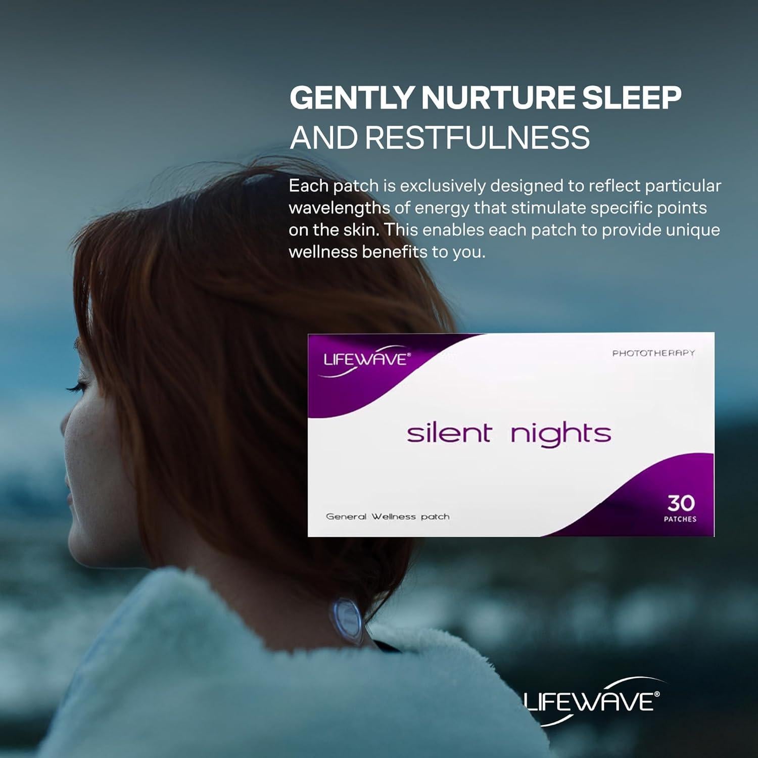 Parches de Sueño LifeWave Silent Nights - 30 Parches Sin Drogas