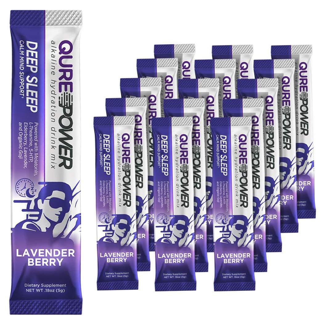 QURE Bebida para Sueño Profundo 15 Palitos con Melatonina