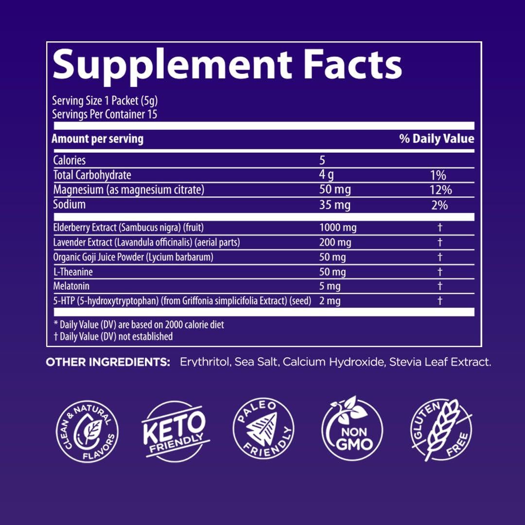 QURE Bebida para Sueño Profundo 15 Palitos con Melatonina