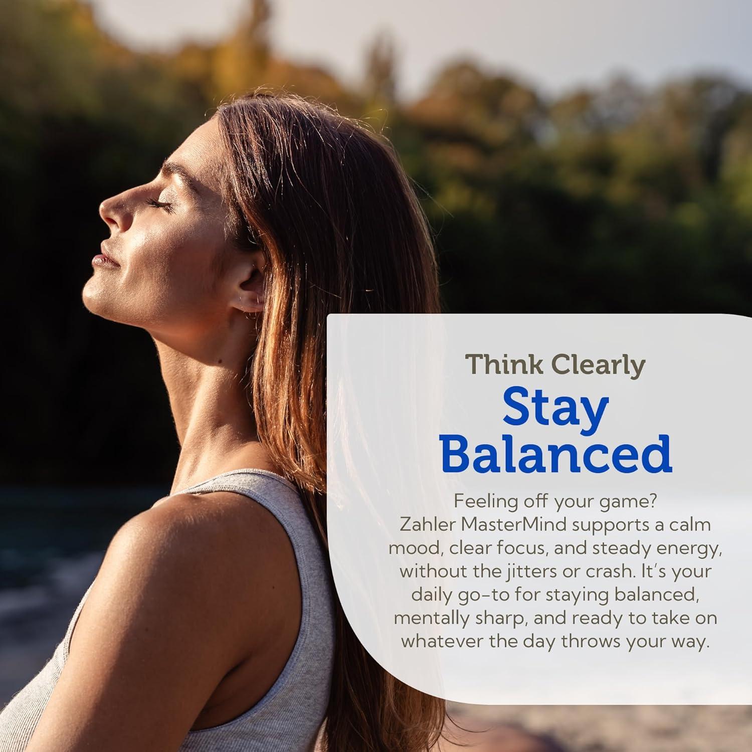 Zahler Mastermind 60 Cápsulas - Fómula Integral para el Estado de Ánimo