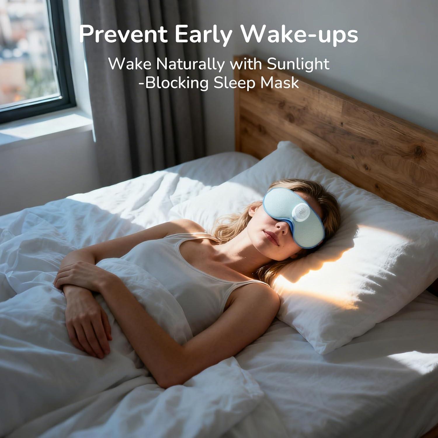 Máquina de Sonido Housbay KW245 con Máscara para Dormir