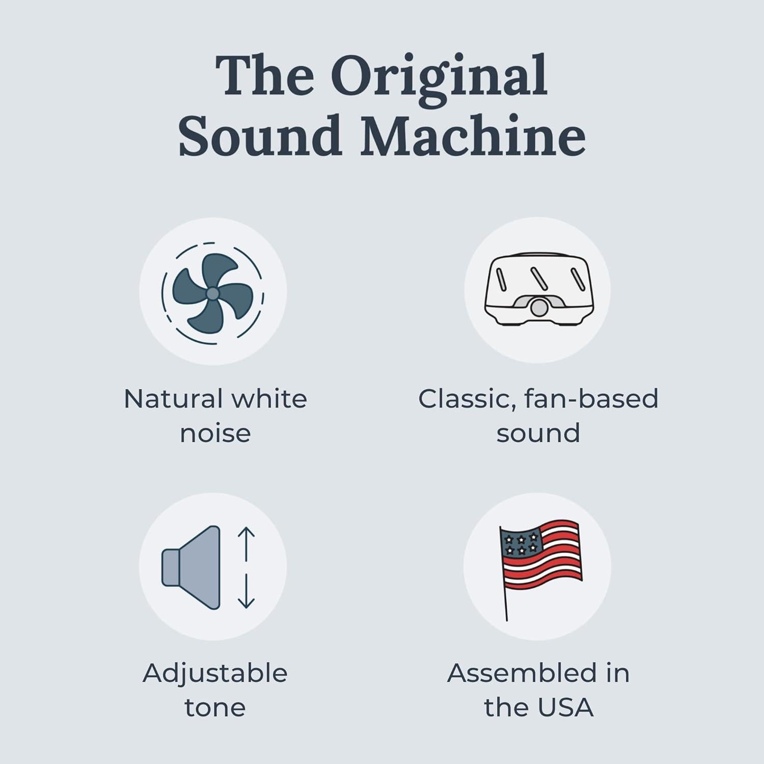 Máquina de Sonido Yogasleep Dohm Uno - Ruido Blanco Ajustable