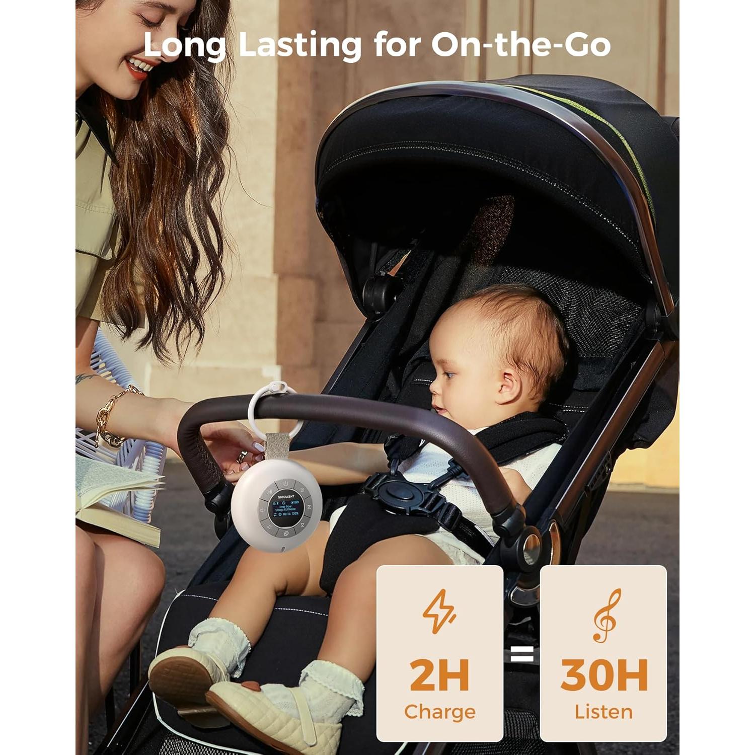 Máquina de Sonido Glocusent N13 - 62 Sonidos, 30h Batería