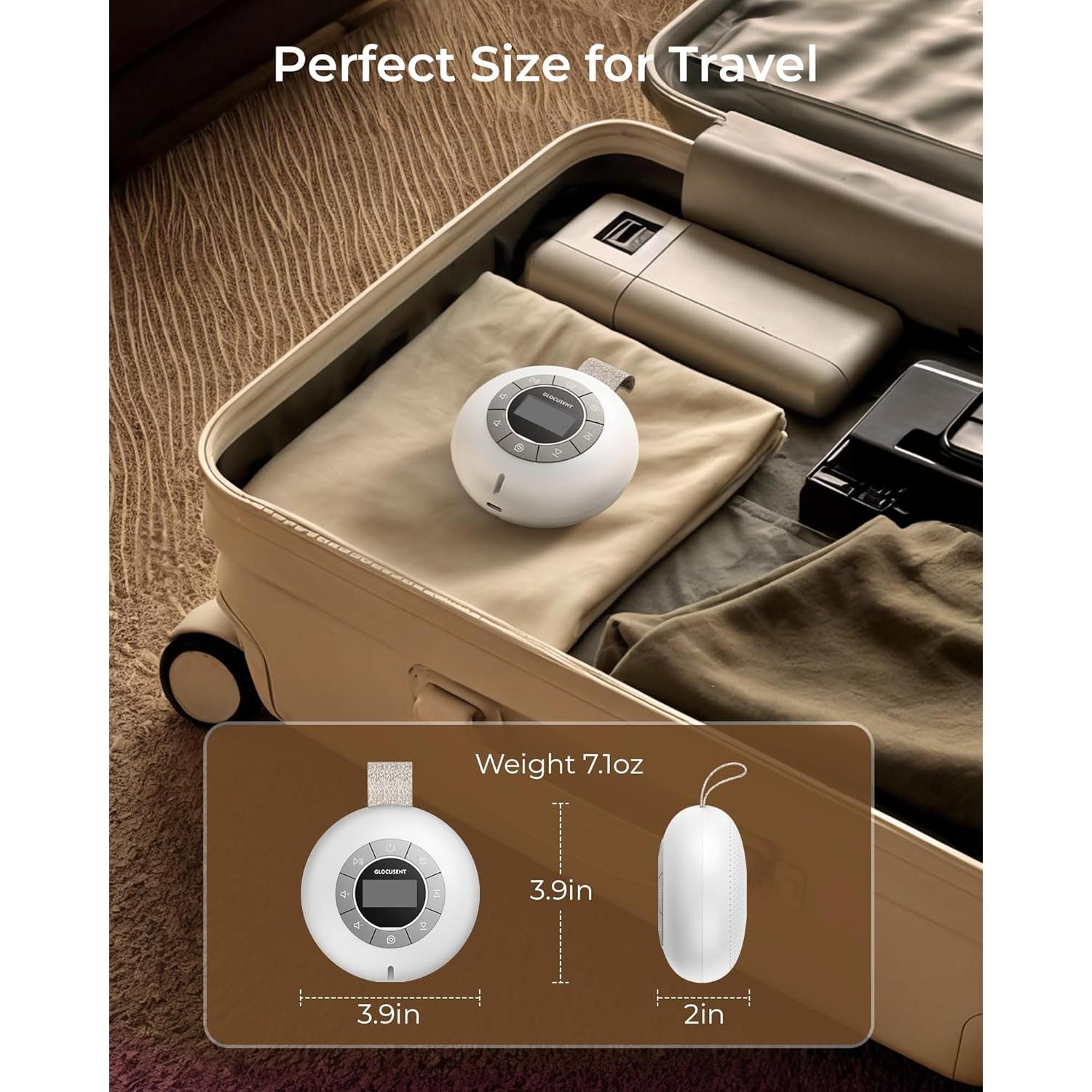 Máquina de Sonido Glocusent N13 - 62 Sonidos, 30h Batería