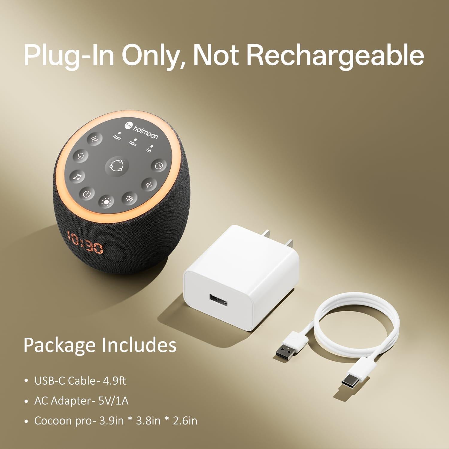 Máquina de Sonido Hotmoon Cocoon Pro 2 con 388 Sonidos