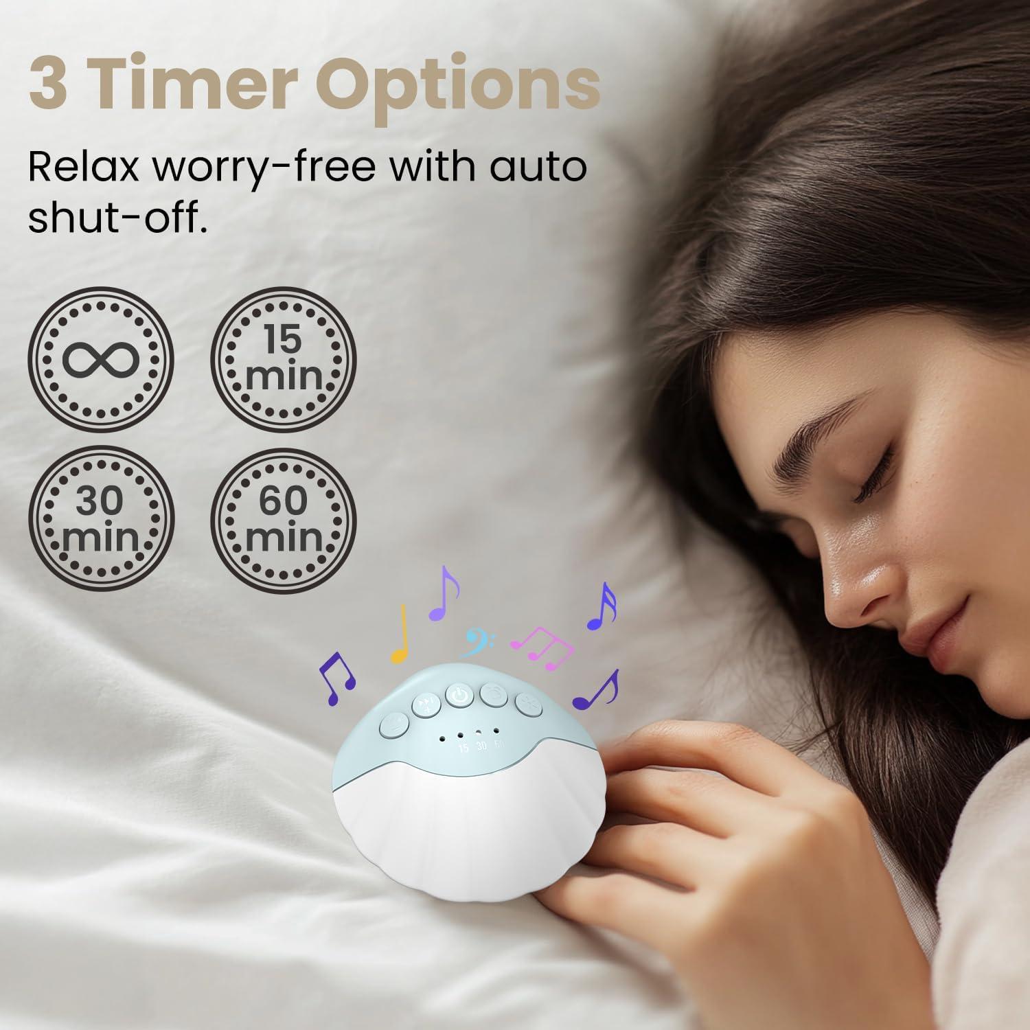 Máquina de Ruido Blanco KIBEE H3 - 12 Sonidos Relajantes