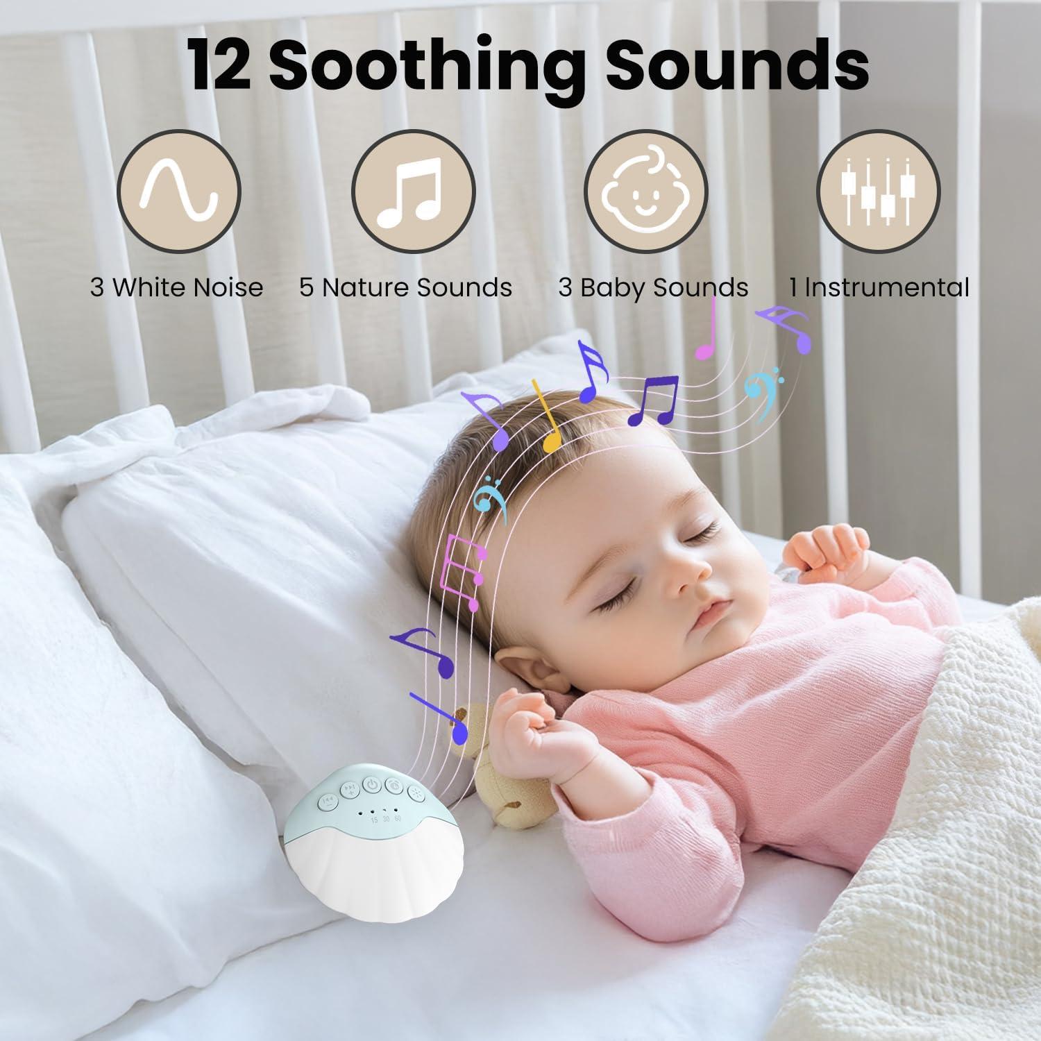 Máquina de Ruido Blanco KIBEE H3 - 12 Sonidos Relajantes