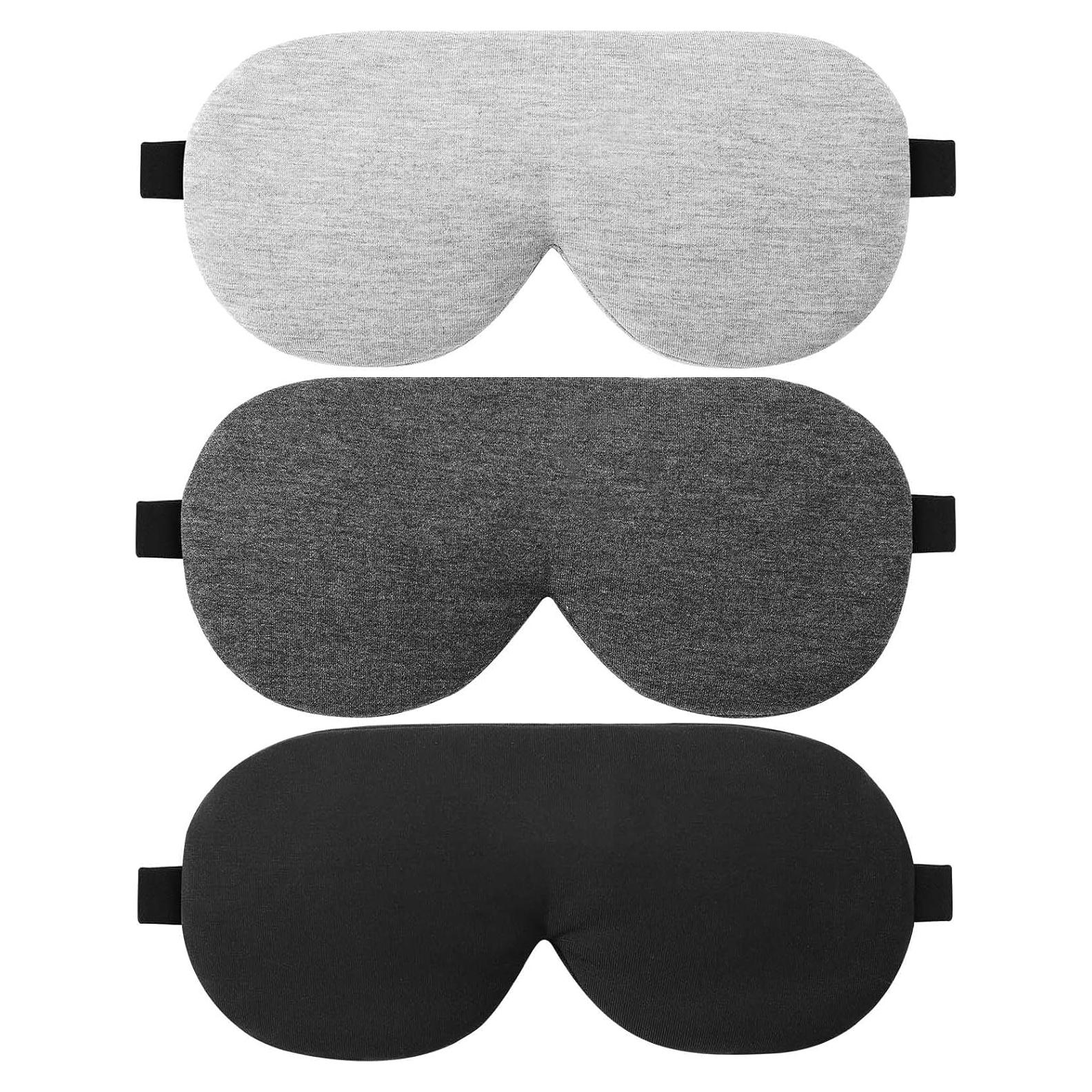 Máscaras de Ojos para Dormir ALASKA BEAR Algodón Orgánico 3 Pzas