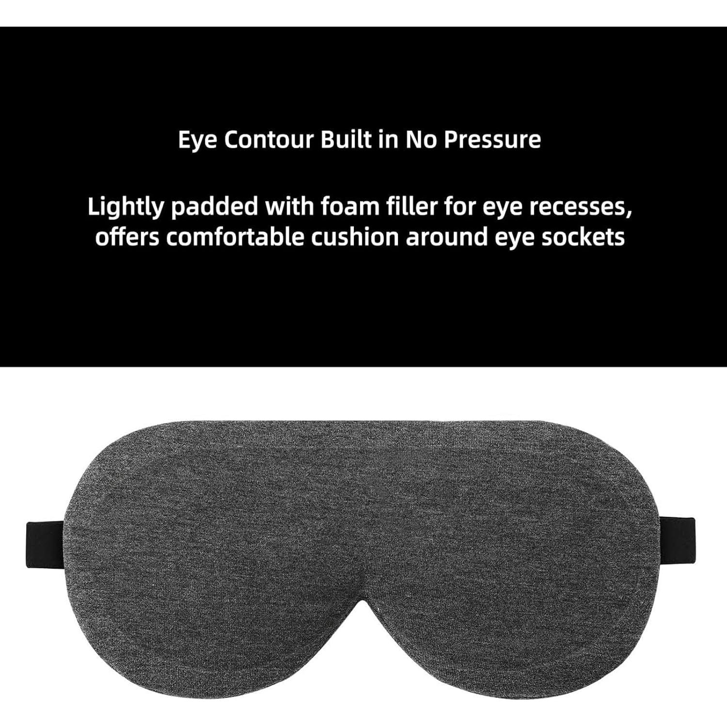 Máscaras de Ojos para Dormir ALASKA BEAR Algodón Orgánico 3 Pzas