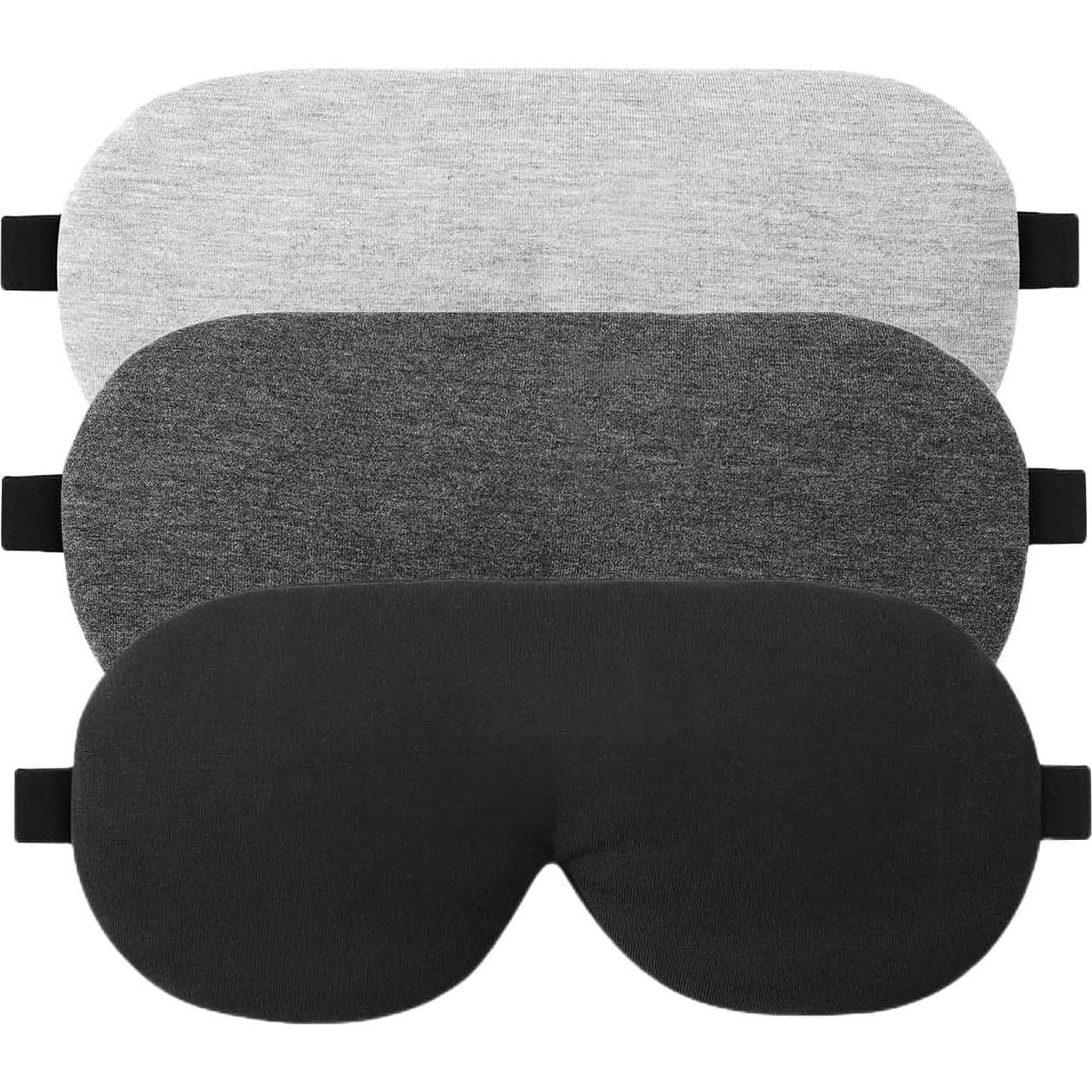 Máscaras de Ojos para Dormir ALASKA BEAR Algodón Orgánico 3 Pzas