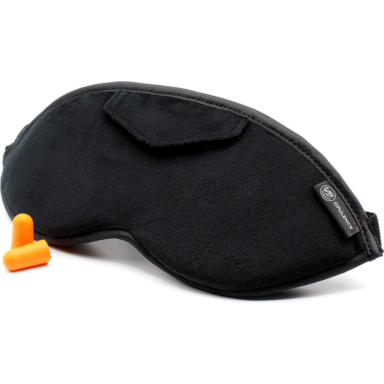 Máscara de Sueño Dream Essentials Opulencia Terciopelo Negro