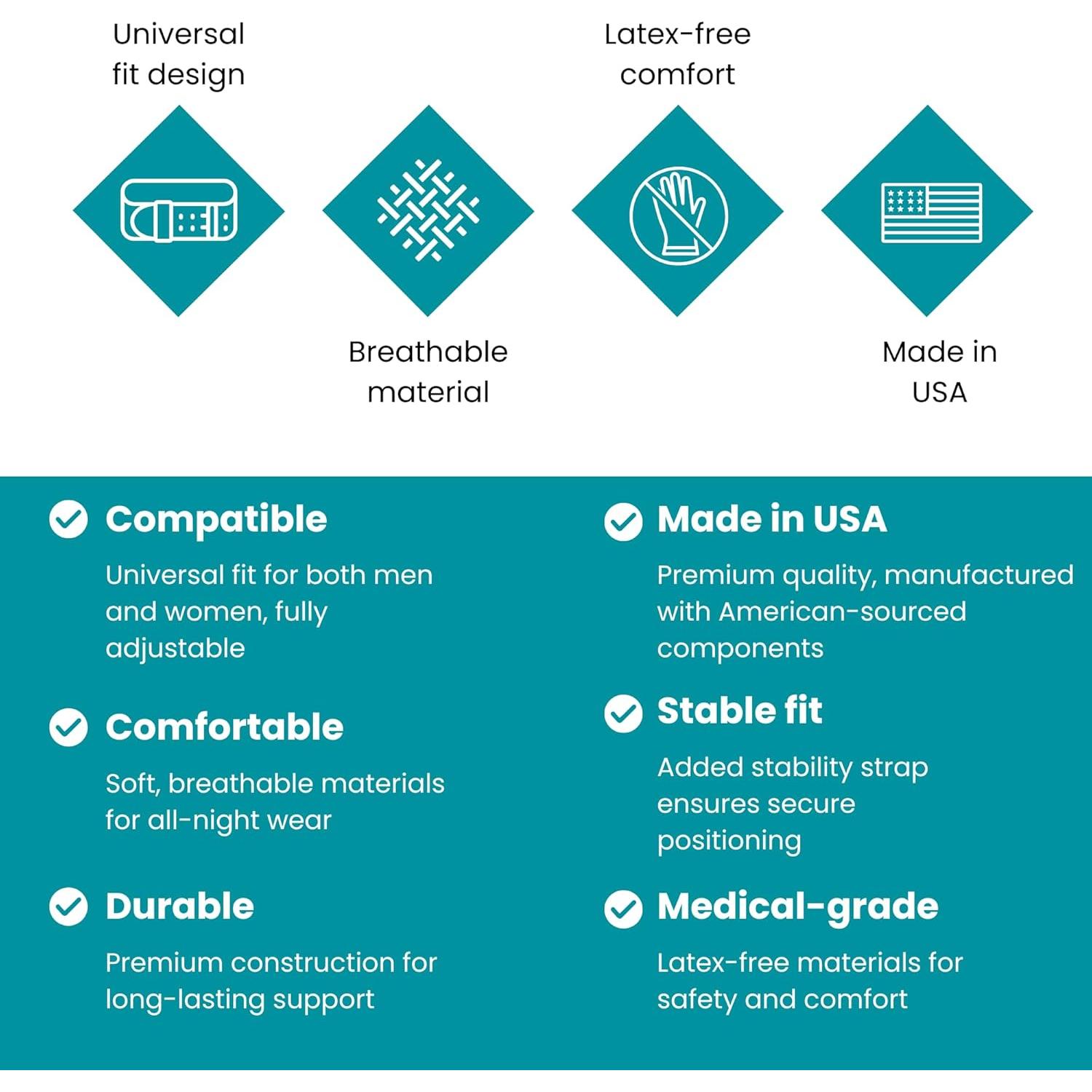 Correa de Barbilla Antisnoring LifeSource Ajustable y Transpirable