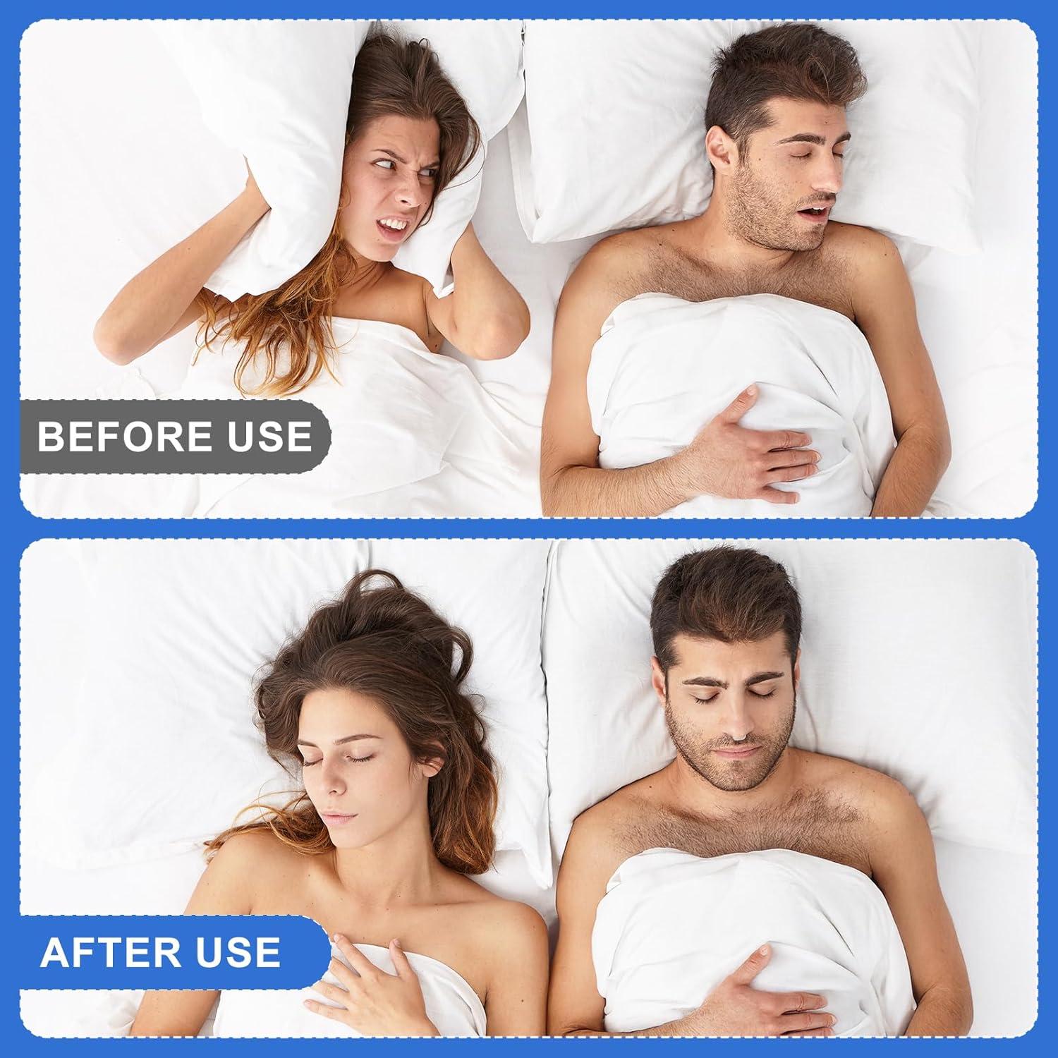 Anti Snoring Devices/Snoring Nose Clip Silicone Magnetic Stop Snoring Solution Snoring Devices for Men and Women 5.7 Inch(8 Pack)