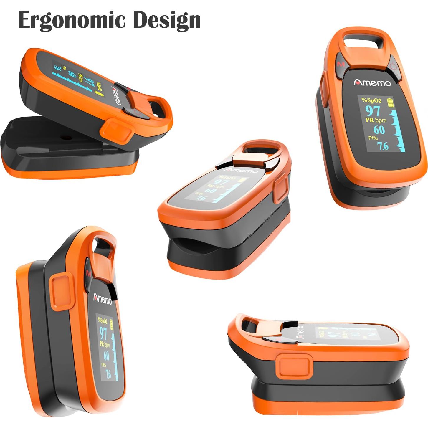 Oxímetro de Pulso Digital SHENZHEN Ossimetri6 con Alarma