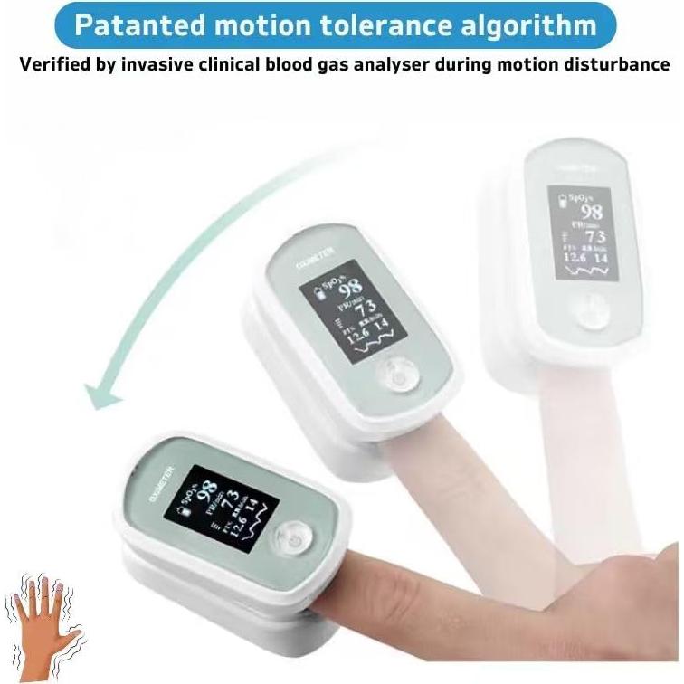 Oxímetro de Pulso Adahedo con Pantalla OLED y Monitoreo SpO2