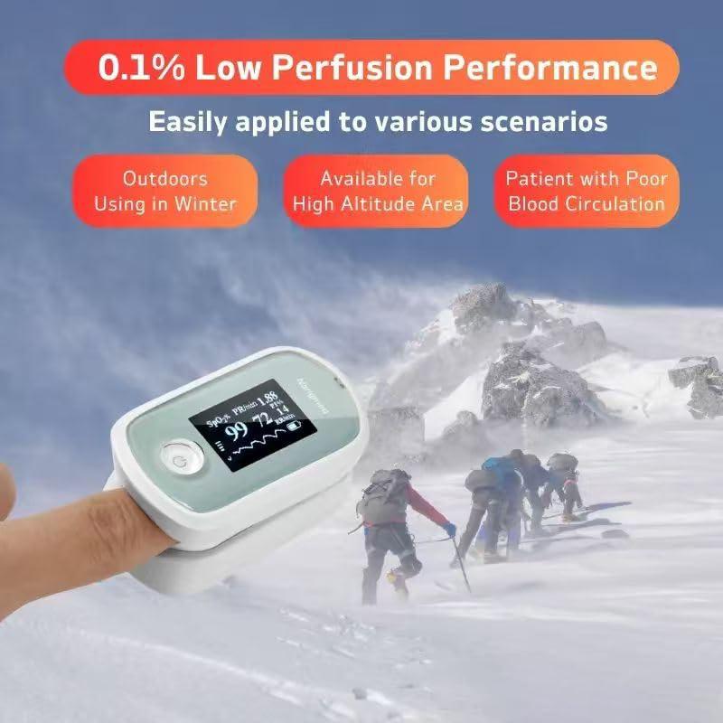 Oxímetro de Pulso Adahedo con Pantalla OLED y Monitoreo SpO2