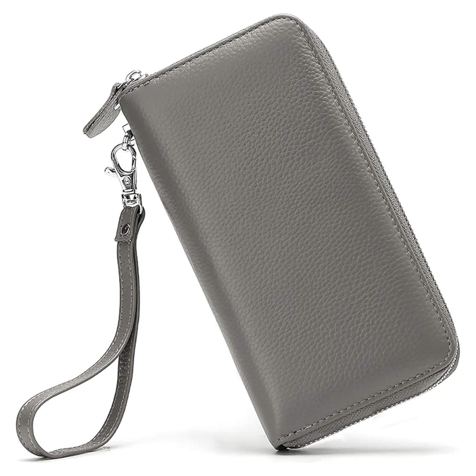 Cartera Moflycom de Cuero con Bloqueo RFID y Muñequera