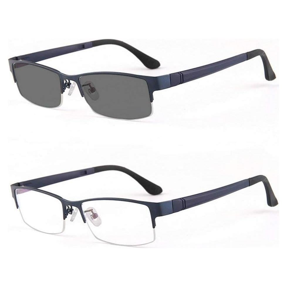 Lentes Fotocromáticos Mincl 5.25x Azul Vintage Clásico