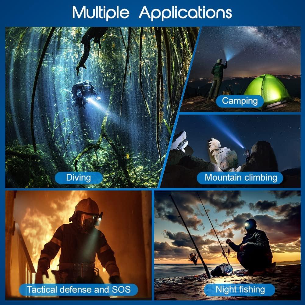 Linterna de Buceo APLOS AP30 3000lm IPX8 Recargable