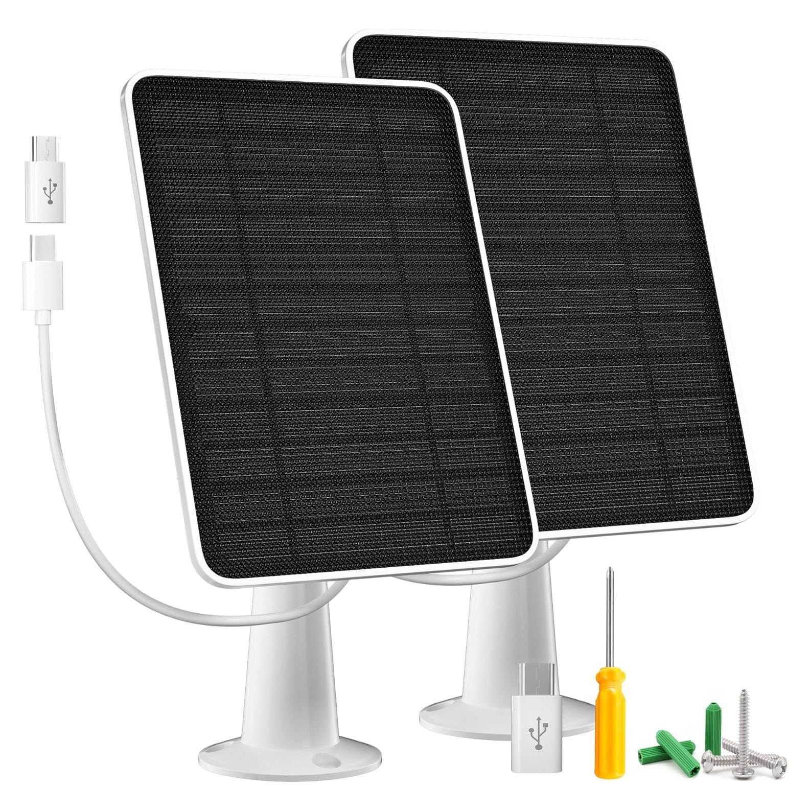 Cargador Solar WININMETA para Cámara Arlo Essential 2K 5W