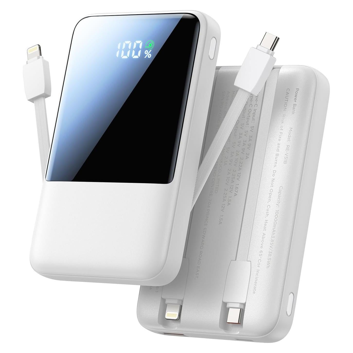 Cargador Portátil Aioneus 10000mAh Carga Rápida USB-C