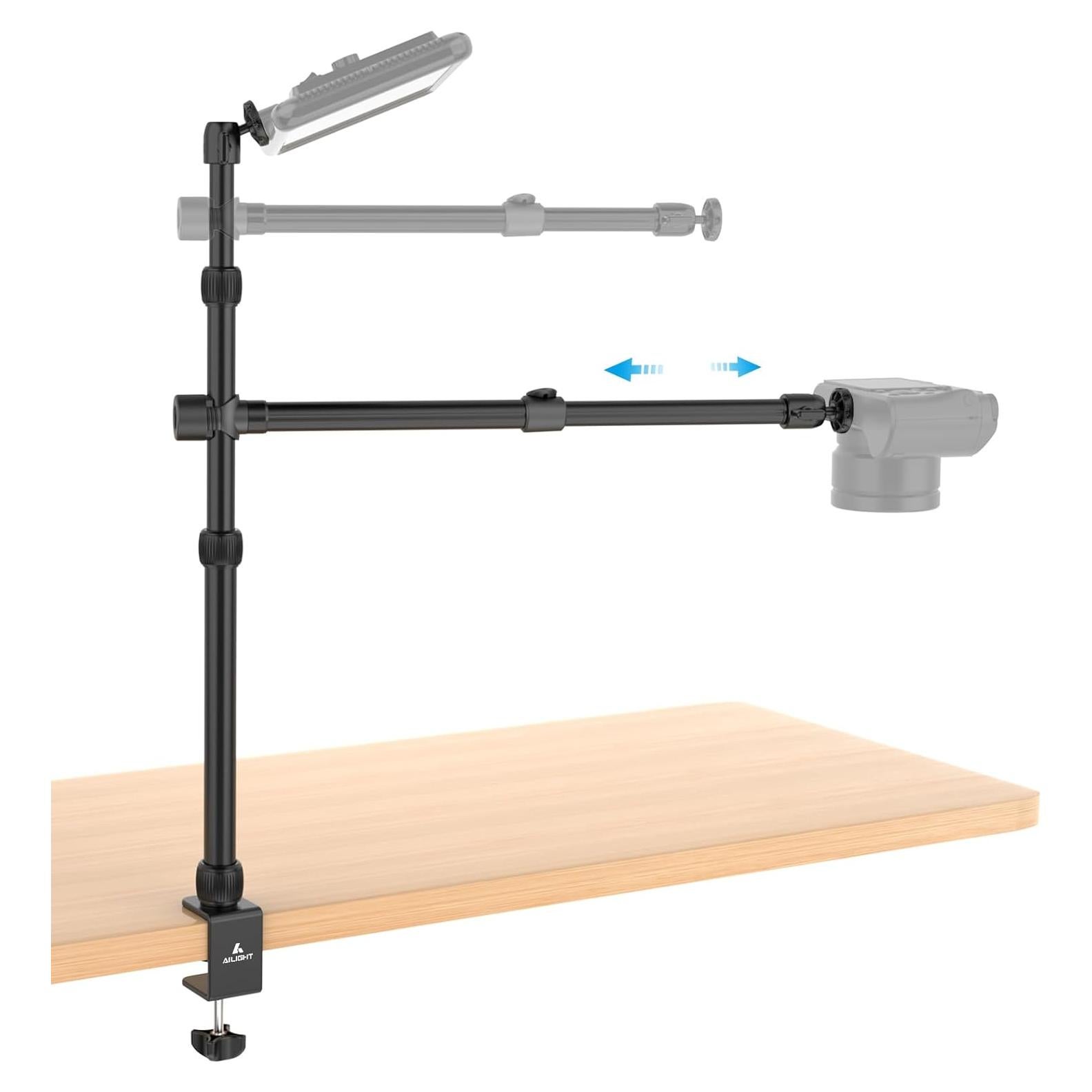 Soporte de cámara AILIGHT TS61 con brazo ajustable 33 cm-83 cm
